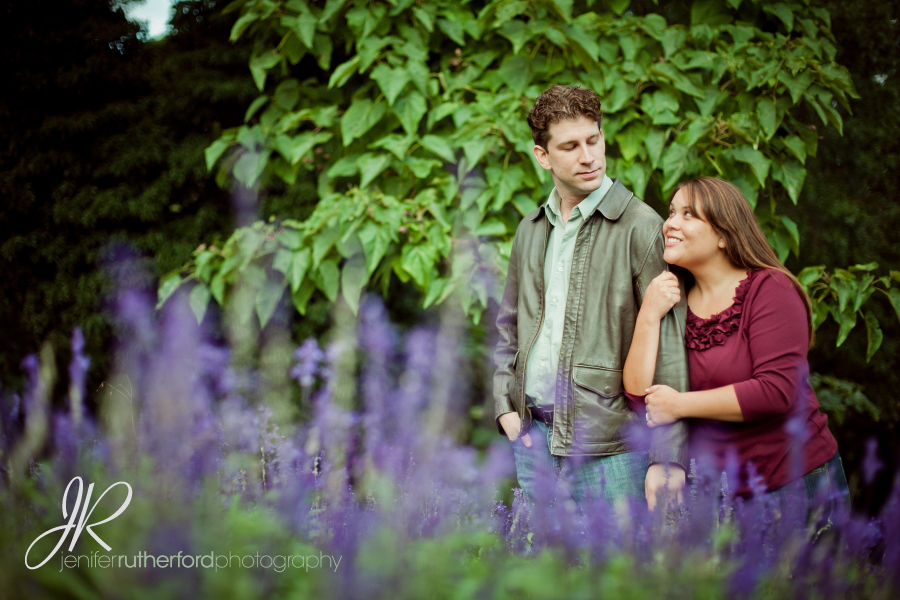 Lindsay Christopher Engagement Photos Deep Cut Gardens